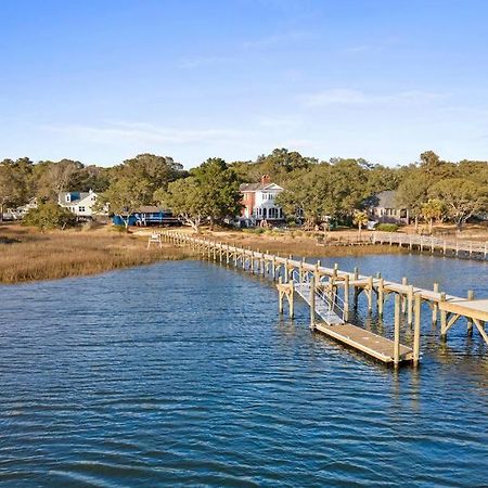 海洋岛海滩Dolphin Cove - Whole Waterfront House With Dock别墅 外观 照片